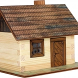Maquette en bois à coller – maisonnette en rondins WALACHIA 1:32