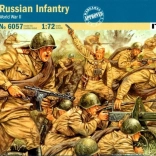 Russian infantry 1:72 plastic model set