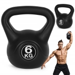 Kettlebell 6 kg MODERNHOME – Kunststoff-Kettlebell für Kraft und Kondition