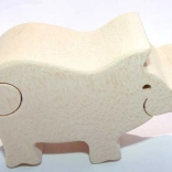 Fauna solid-wood piglet