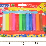 Pâte à modeler Nara – coffret 12 couleurs avec outils 150 g