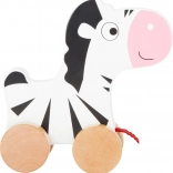 Small Foot Wooden Pull-along Zebra