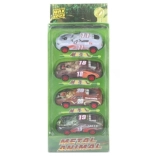 Set of 4 Metal Safari Toy Cars