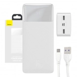 Powerbank Baseus Bipow 30000 mAh, 15 W, weiß