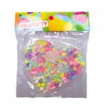 Set de perles 55 g – petits cœurs
