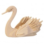Woodcraft Wooden 3D Puzzle – Swan