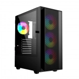 PC-Gehäuse Midi-Tower Fornax 4000 ARGB Schwarz