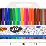 Set of 18 Colored Markers