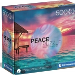 Puzzle 500 pieces CLEMENTONI Peace – Living the Present