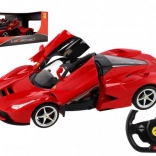 Afstandsbediende auto FERRARI LAFERRARI 1:14 met openslaande deuren, 2,4 GHz, RASTAR, rood