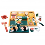 Houten 3D-puzzel Sushi-bar van Bino