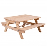Wooden Picnic Bench for Dolls Bigjigs Toys