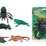Rubber stretchy critters 6 types 20–30 cm