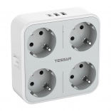Tessan Steckadapter mit USB-C und USB-A Anschlüssen