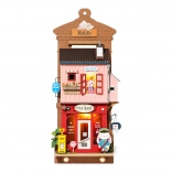 Mini model of a post office office for hanging