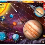 1000-piece Puzzle Neon Solar System