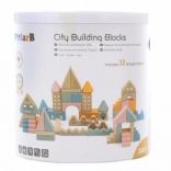 Wooden City Building Set 50 pcs PolarB