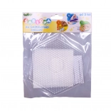 Gabarit pour perles à repasser – hexagone