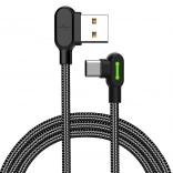 Winkel-USB-C-Kabel Mcdodo mit LED-Anzeige, 3 m