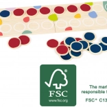 Small Foot wooden educational counting board from FSC wood