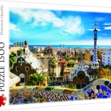 Puzzle 1500 pieces Park Güell, Barcelona – TREFL