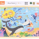 Wooden Puzzle Marine Life 48 Pieces