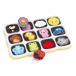 Quercetti Smart Puzzle Magnetico: Colors and First Words