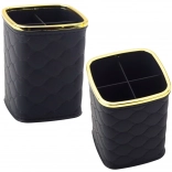 Organizer voor kwasten met vier vakken zwart