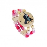 Detoa girls' watch with Little Mole, pink