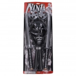 Ninja set mask and five weapons for kids