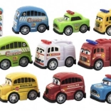 Set of mini cars 5 cm plastic, 10 pcs in blister