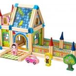 Wooden Construction Set House 6in1 by ECOTOYS