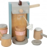 Wooden Coffee Maker with Accessories Tasty