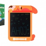 Drawing tablet for kids – orange dog 19.5 × 29 cm