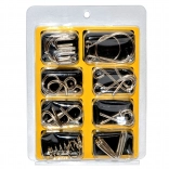 Set van metalen puzzels 8 stuks