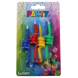 Spiral Candles with Holders