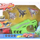 Launcher with Toy Car and Airplanes for Kids