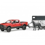 Bruder off-road vehicle with horse trailer