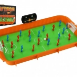 Plastic tabletop foosball with score indicator, 53 × 31 × 9 cm