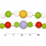 Stroller Chain Flowers and Spheres