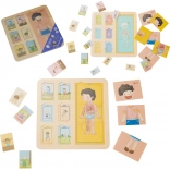 Educational Wooden Human Body Puzzle for Kids - Classic World